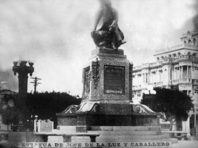 Statua di Don Jose de la Luz Caballero, 1912, anni 1920 da Unbekannt