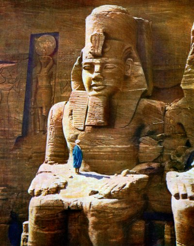 Statua di Ramesse II ad Abu Simbel, Egitto da Unbekannt