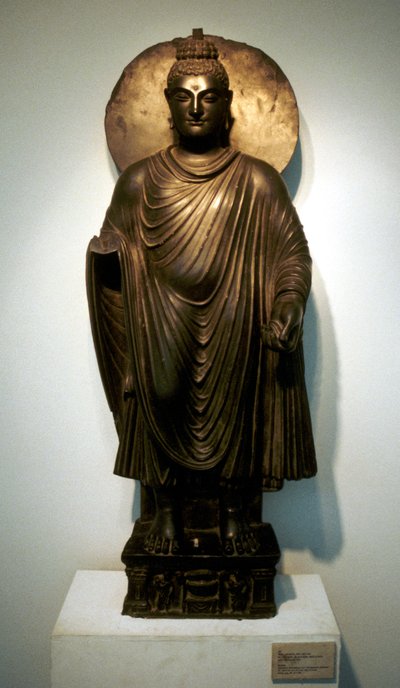 Statua del Buddha, da Garvara, India, 2° secolo da Unbekannt