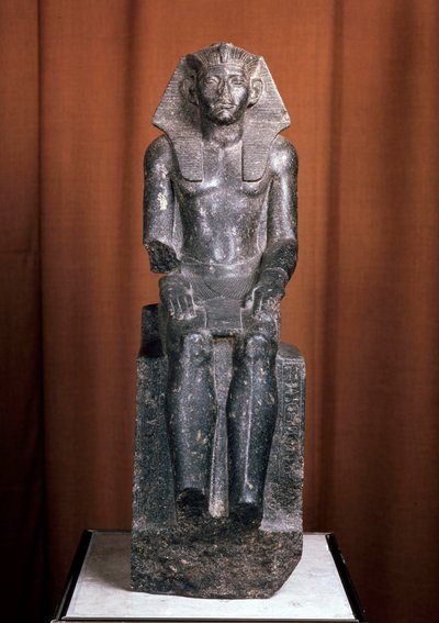Statua del Faraone Amenemhat III, XIX secolo a.C. da Unbekannt