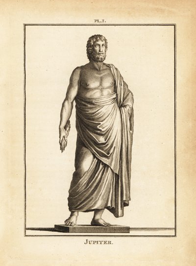 Statua del dio romano Giove da Unbekannt