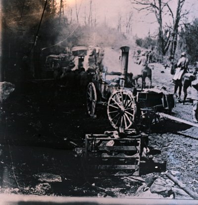 Locomotiva a vapore, c. 1914-1918 da Unbekannt