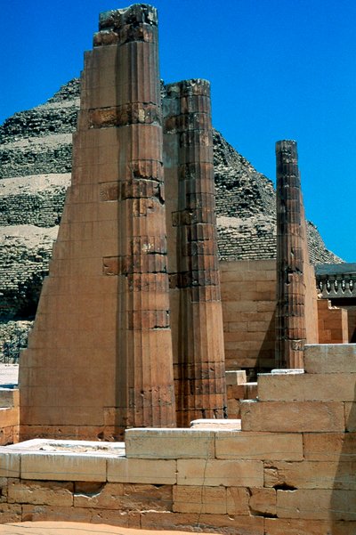 Piramide a gradoni del re Djoser Zozer, Saqqara, Egitto, III dinastia, ca 2613 a.C. da Unbekannt