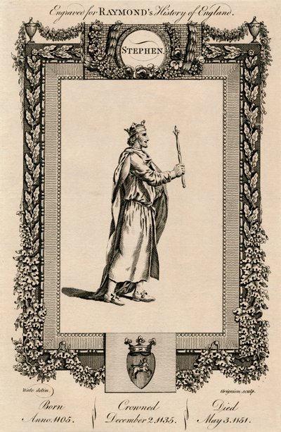 Stefano, 1092-1154, c1787 da Unbekannt