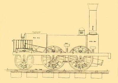 Locomotiva di Stephenson da Unbekannt