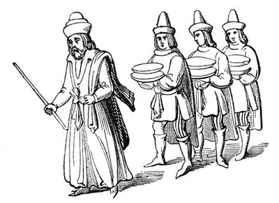 Steward e servitori, XV secolo, 1910 da Unbekannt