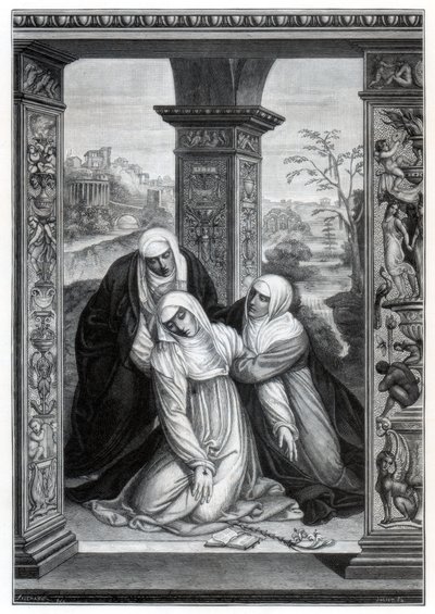 Stigmatizzazione di Santa Caterina da Siena, 1870 da Unbekannt