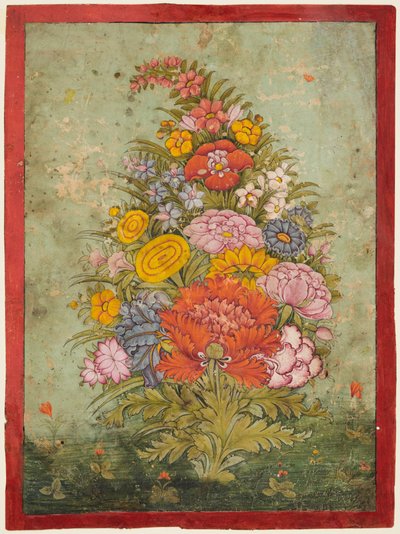 Natura morta: Bouquet di fiori che emergono dall