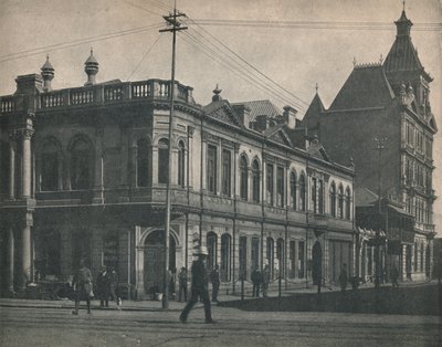 Borsa valori, Johannesburg, c1900 da Unbekannt