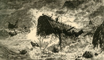 Tempesta al largo di Balaclava, 1890 da Unbekannt