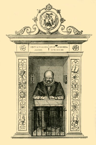 Monumento di Stow in St. Andrew Undershaft, c1872 da Unbekannt