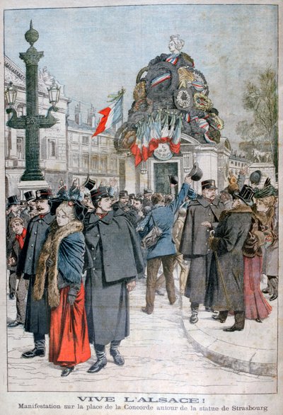 Statua di Strasburgo, Place de la Concorde, Parigi da Unbekannt