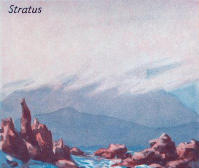 Stratus - Una Dozzina delle Principali Forme di Nuvole nel Cielo, 1935 da Unbekannt