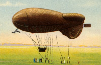 Pallone frenato aerodinamico con cesta, 1918, 1932 da Unbekannt