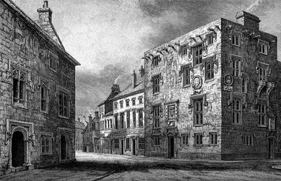 Strada a Galway, mostrando la casa di Thomas Lynch, 1893 da Unbekannt