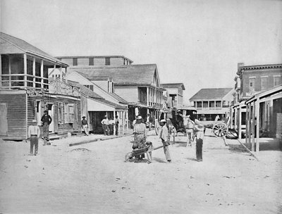 Strada a Key West, Florida, c1897 da Unbekannt