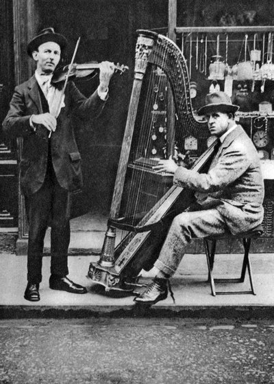 Musicisti di strada, Londra, 1926-1927 da Unbekannt