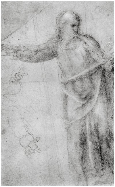 Studio per una figura di Cristo, c1555 da Unbekannt