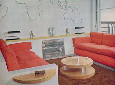 Studio nella casa londinese di Lord Louis Mountbatten, 1938 da Unbekannt