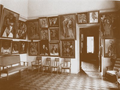 Studio noto come la Stanza Picasso nella casa di Shchukin da Unbekannt