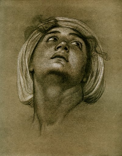 Studio di una testa, 1901 da Unbekannt