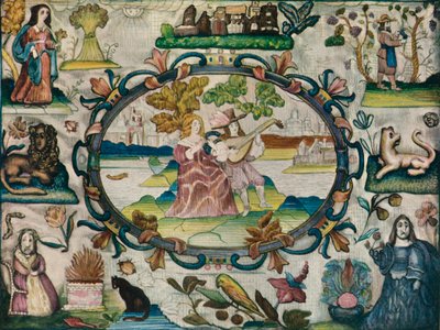 Quadro di lavoro a rilievo, periodo giacobino, c1615 da Unbekannt