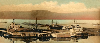 Suez - I Docks, c1918-c1939 da Unbekannt