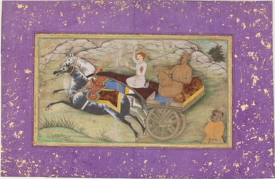 Sultano Salim in una carrozza, ca. 1603 da Unbekannt