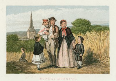 Domenica mattina, c1880 da Unbekannt