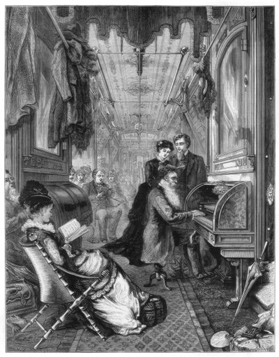 Domenica sulla Union Pacific Railway, USA, 1875 da Unbekannt