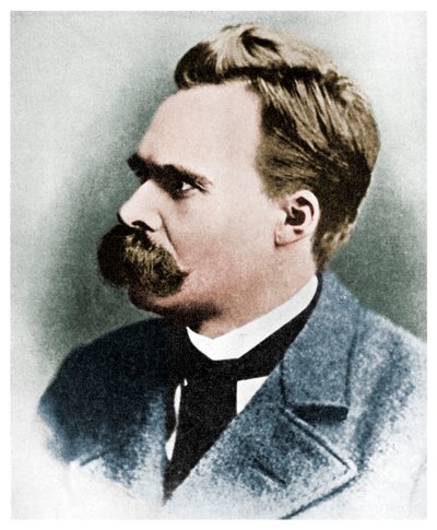 Superuomo: Friedrich Nietzsche, filosofo tedesco, XIX secolo 1956 da Unbekannt
