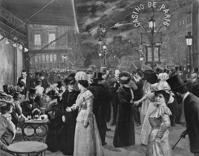 Sul Boulevard - Davanti al Café De La Paix da Unbekannt