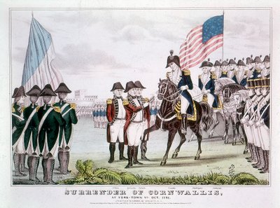 Resa di Cornwallis, Yorktown, Virginia, 1781 da Unbekannt