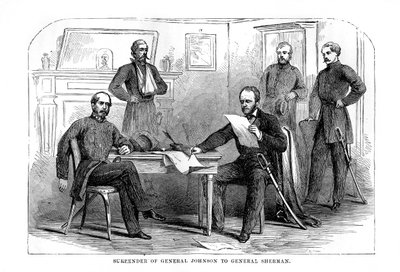 Resa del generale Johnston al generale Sherman, 26 aprile 1865, 1872 da Unbekannt