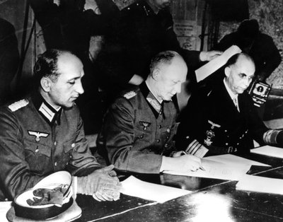 Resa della Germania nazista, Reims, Francia, 7 maggio 1945 da Unbekannt