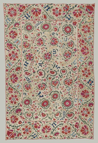 Suzani: tenda o copriletto, circa 1800 da Unbekannt