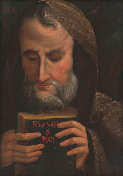 Santo con il Vangelo da Unbekannt