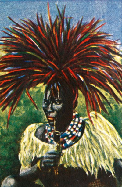 Uomo Swazi dal Sudafrica da Unbekannt