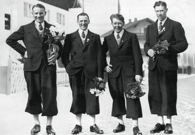 Squadra di sci di fondo svedese, Giochi Olimpici Invernali, Garmisch-Partenkirchen, Germania, 1936 da Unbekannt