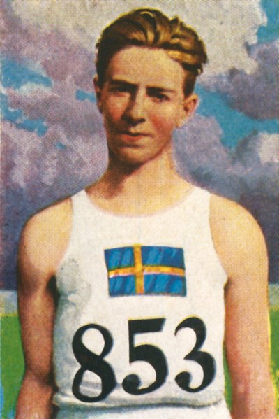Erik Lundquist, giavellottista svedese, 1928 da Unbekannt