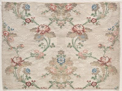 Frammento di taffetà, c. 1730 da Unbekannt