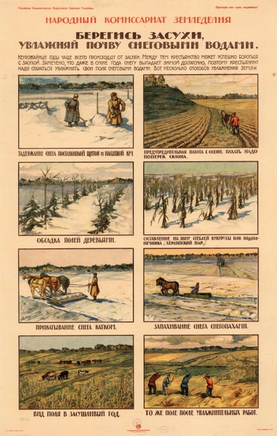 Prendere precauzioni contro la siccità, ca 1920-1921 da Unbekannt