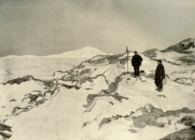 Presa di possesso di Cape Bernacchi, Victoria Land, c1908 da Unbekannt