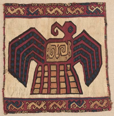 Pannello quadrato di arazzo, c. 700-1100 da Unbekannt