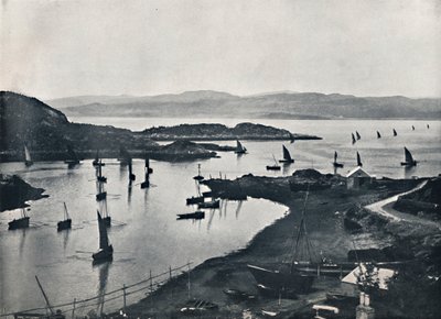 Tarbert - Barche da pesca in uscita, 1895 da Unbekannt