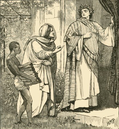 Tarquinius e la Sibilla, 1890 da Unbekannt