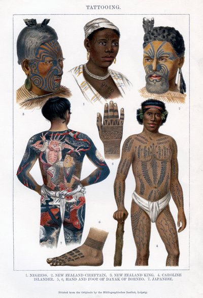 Tatuaggio, 1800-1900 da Unbekannt