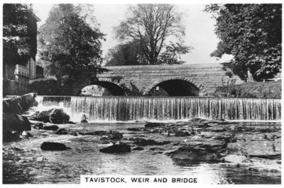 Tavistock, sbarramento e ponte, 1937 da Unbekannt