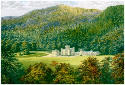 Castello di Taymouth, Perthshire, Scozia, casa del Conte di Breadalbane, c1880 da Unbekannt