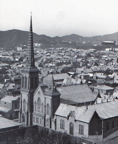 Te Aro, dalla terrazza, Wellington da Unbekannt